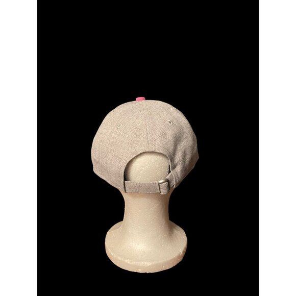 Tampa Bay Rays Hat Girls Youth New Era 9TWENTY Strap Back Gray Pink MLB Cap - Picture 5 of 5